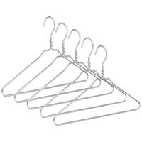 KLEIDERBÜGELSET 5-TEILIG 42 cm Metall  - Silberfarben, Design, Metall (42cm)