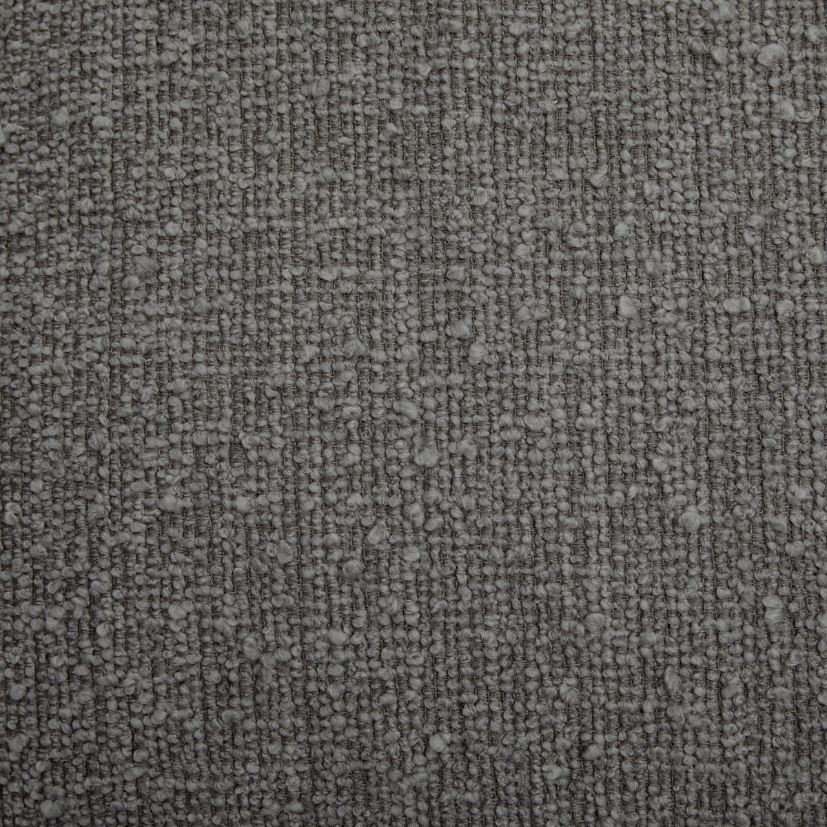 HUSSEN-3-SITZER-SOFA in Bouclé Grau  - Schwarz/Grau, Trend, Kunststoff/Textil (227/92/105cm) - Livetastic