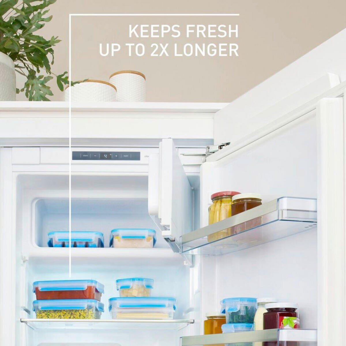 FRISCHHALTEDOSENSET Clip & Close 5-teilig  - Transparent, Basics, Kunststoff (16,7/11,7/27,1cm) - Emsa