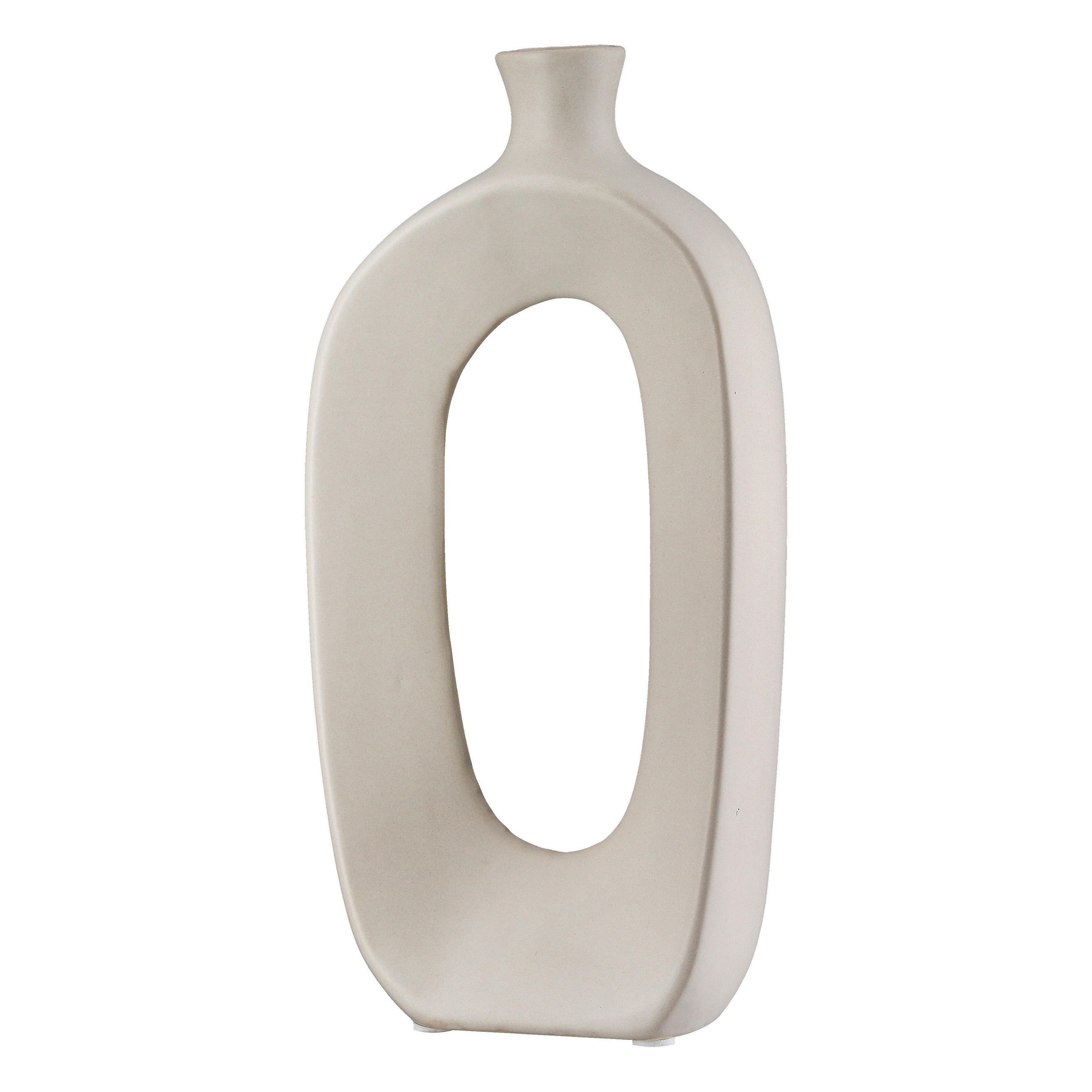 DEKOVASE  - Hellgrau, Trend, Keramik (11/23/5cm) - Ambia Home