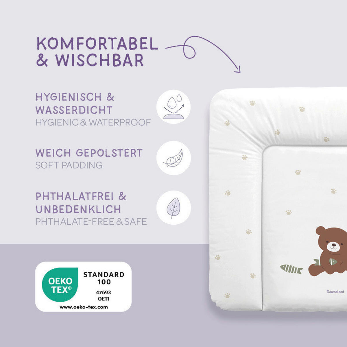 WICKELAUFLAGE Patita 85/75 cm  - Multicolor, Basics, Kunststoff (85/75cm) - Träumeland