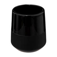 ČAŠA ZA KUPATILO  crna  keramika  - crna, Konvencionalno, keramika (10/9cm)