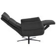 RELAXSESSEL in Leder Anthrazit  - Anthrazit/Schwarz, Design, Leder/Metall (82/119/85cm) - Dieter Knoll