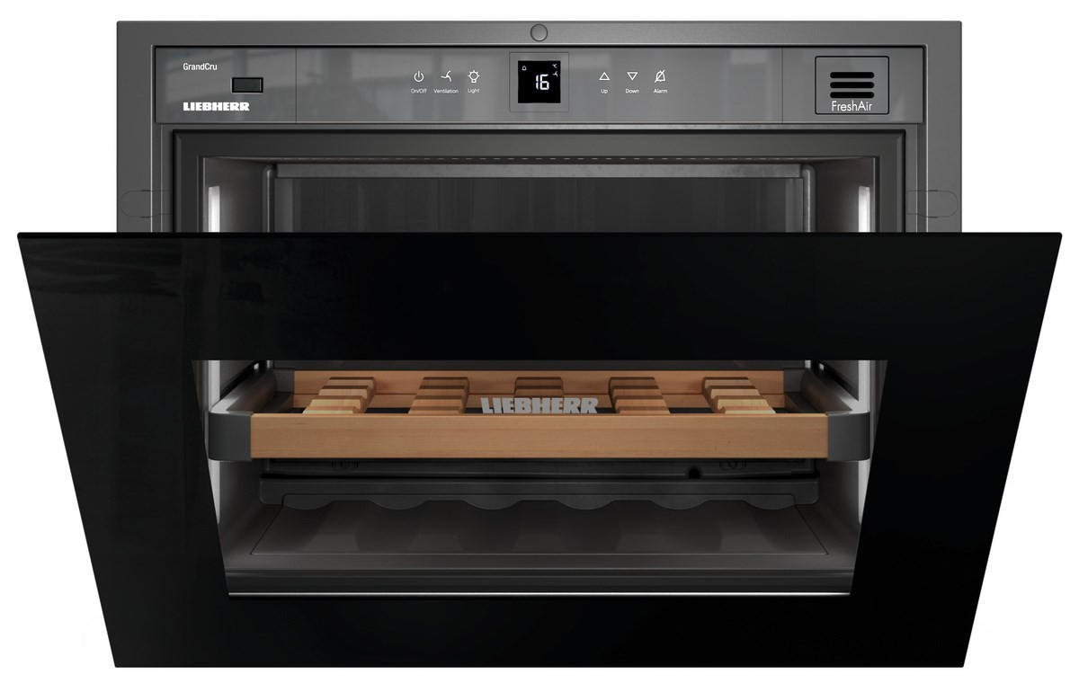 WEINKÜHLSCHRANK WKEGB582-26  - Schwarz, Basics, Metall (59,5/45,5/55,9cm) - Liebherr