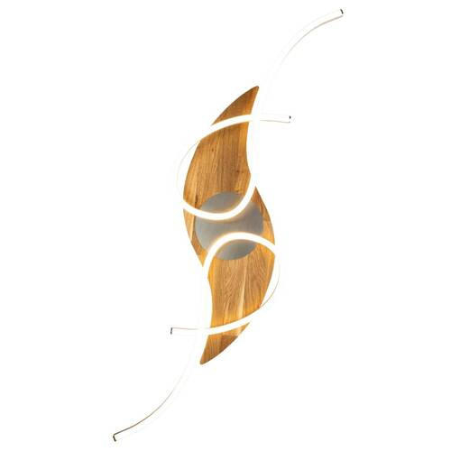 LED-DECKENLEUCHTE    128/38/9 cm  - Natur, Holz (128/38/9cm) - Waldwelt