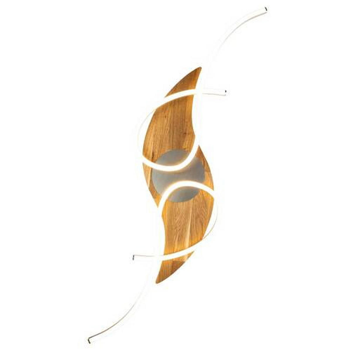 LED-DECKENLEUCHTE    128/38/9 cm  - Natur, Holz (128/38/9cm) - Waldwelt
