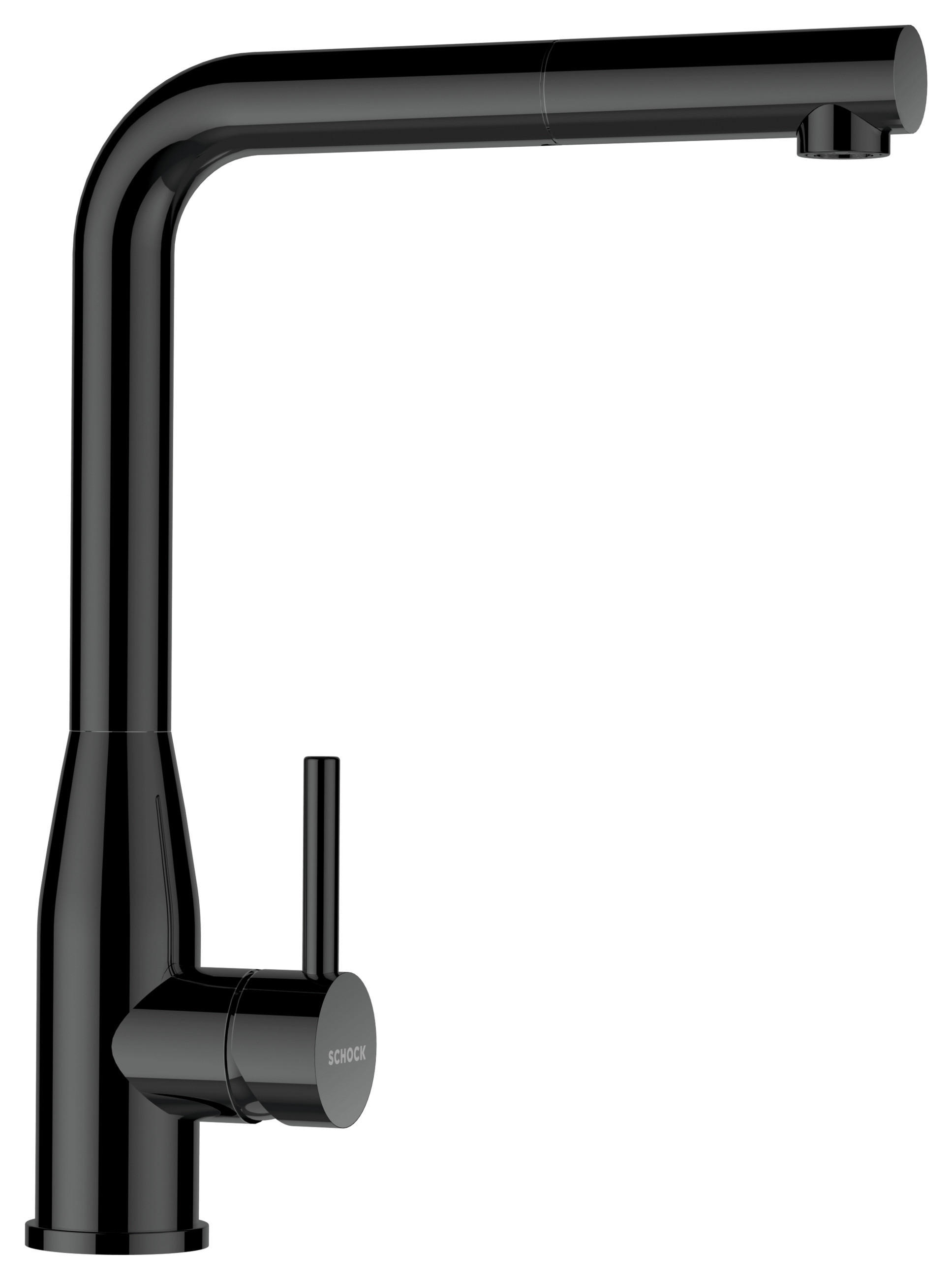 KÜCHENARMATUR Keto / 518120EDM  - Schwarz Hochglanz, Basics, Metall (9,5/32,5/25,3cm) - Schock