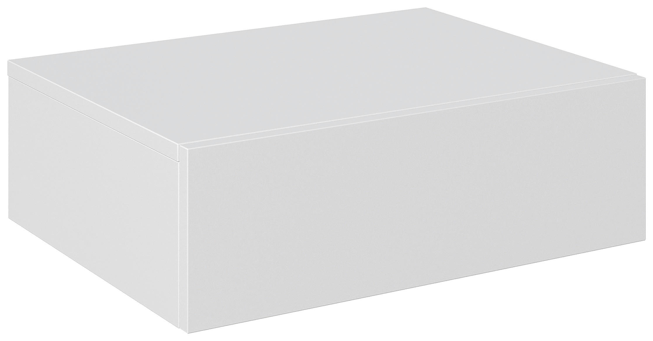 NACHTSCHRANK 50/16/40 cm, Weiß,  - Weiß, Design, Holzwerkstoff (50/16/40cm) - Hom`in