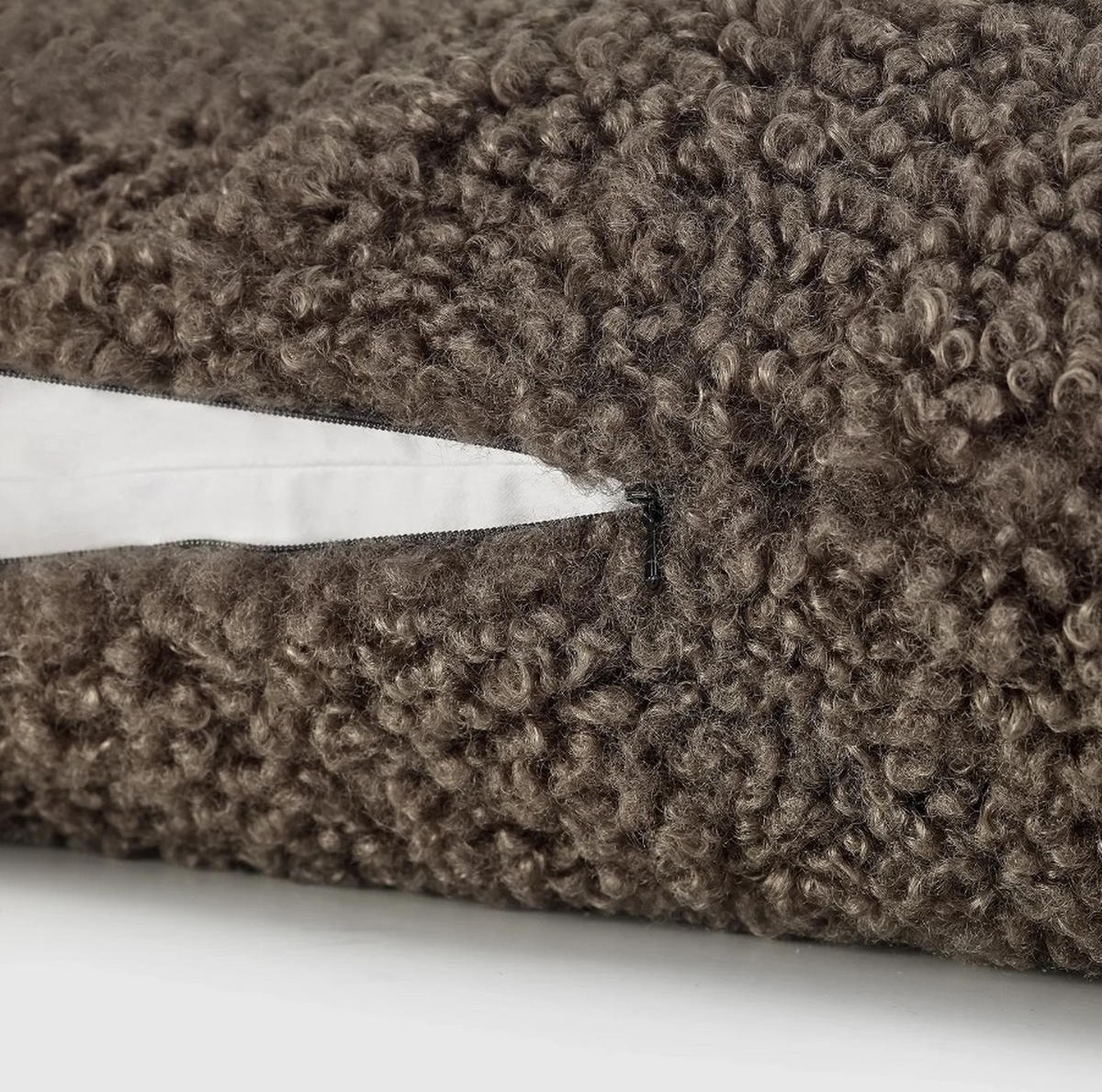 FELLKISSENBEZUG Teddy 30/50 cm  - Mokka, KONVENTIONELL, Textil (30/50cm) - Blomus