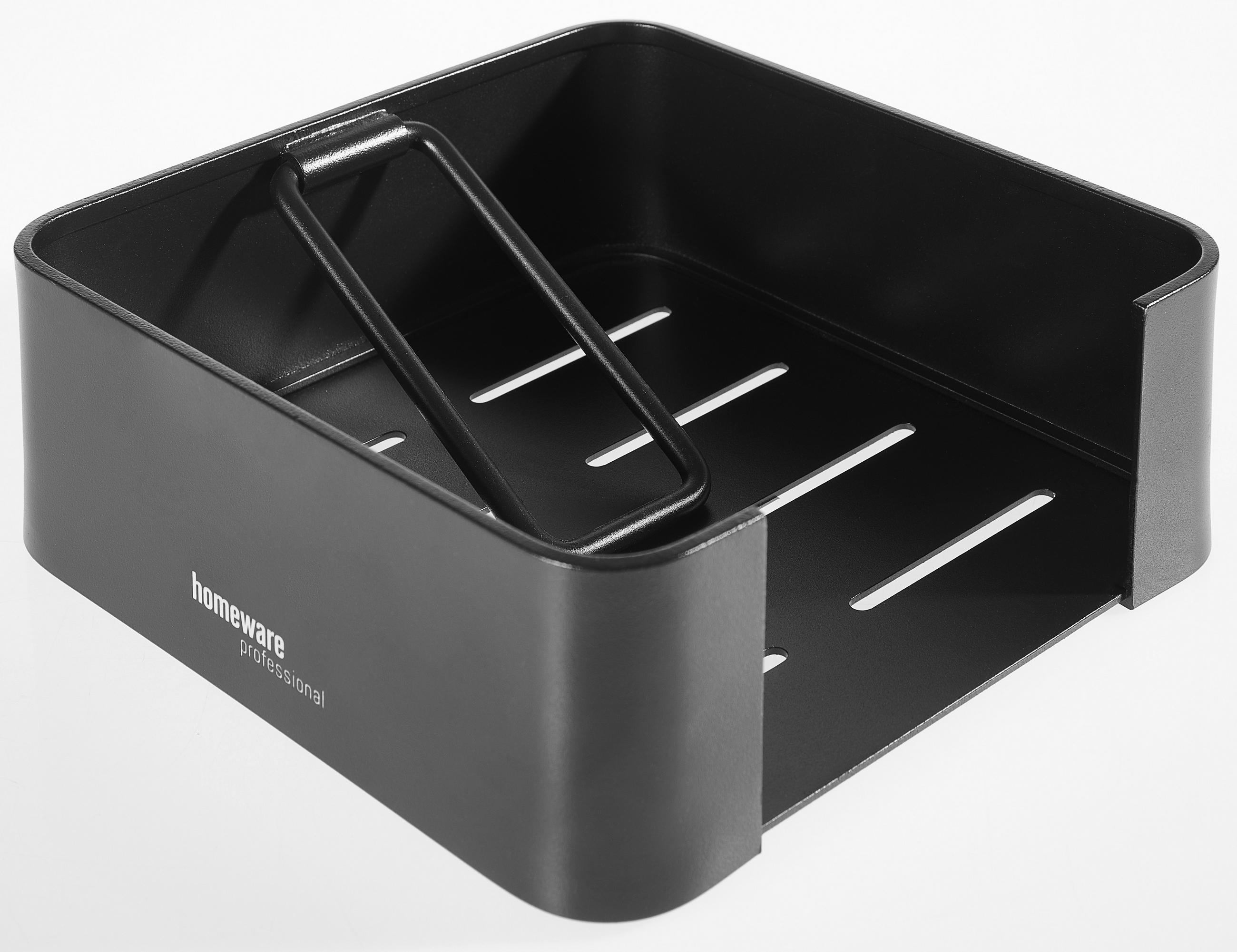 DRŽAČ SALVETA  - crna, Design, metal (18,5/18,5/6,5cm) - Homeware Profession.