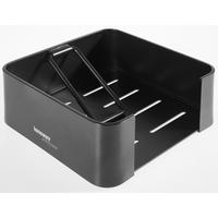 SERVIETTENHALTER   - Schwarz, Design, Metall (18,5/18,5/6,5cm) - Homeware Profession.