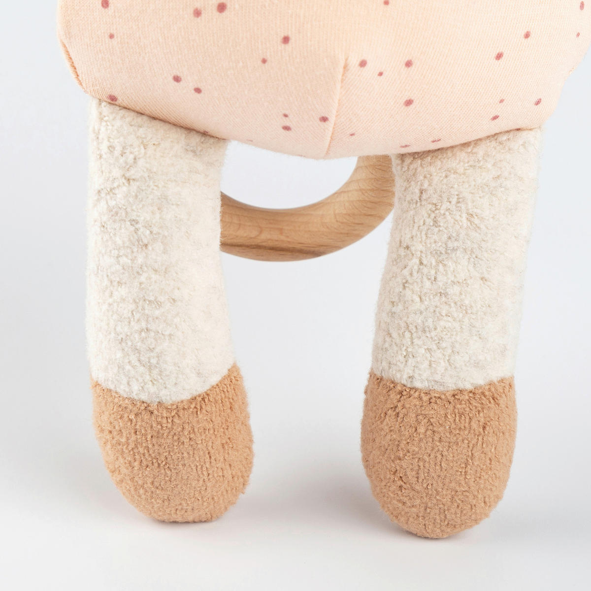 SPIELUHR 14/30/8 cm  - Hellbraun/Beige, Basics, Holz/Textil (14/30/8cm) - Sigikid