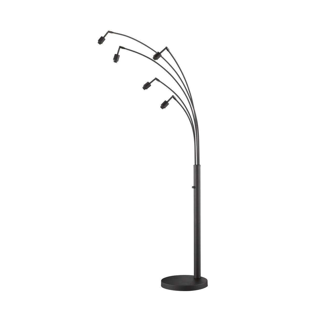 GOLVLAMPA Modular S    - svart, Basics, metall (180cm) - Fischer & Honsel