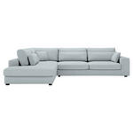 ECKSOFA in Cord Pastellgrün  250/314 cm  - Pastellgrün/Schwarz, KONVENTIONELL, Kunststoff/Textil (250/314cm) - Carryhome