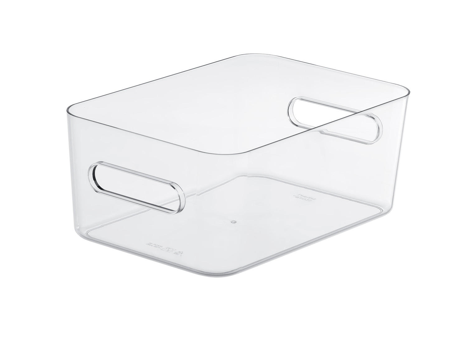 FÖRVARINGSLÅDA 29,5/19,5/12 cm   - transparent, Basics, plast (29,5/19,5/12cm) - Smart Store