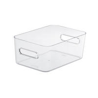 FÖRVARINGSLÅDA 29,5/19,5/12 cm   - transparent, Basics, plast (29,5/19,5/12cm) - Smart Store
