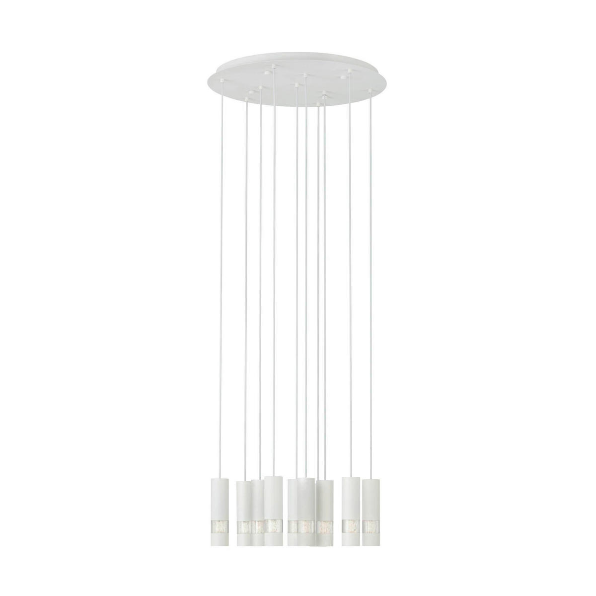 HÄNGELEUCHTE 58/150 cm  - Weiß, Design, Kunststoff/Metall (58/150cm) - Eglo