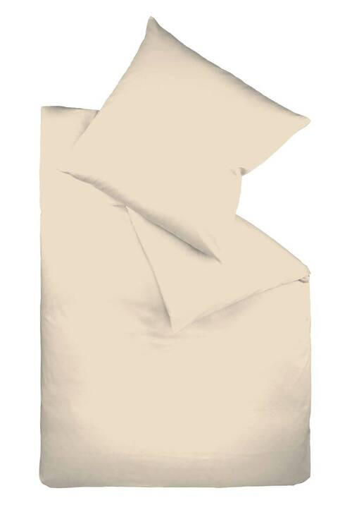 BETTWÄSCHE Satin 155/220 cm  - Beige, Basics, Textil (155/220cm) - Fleuresse