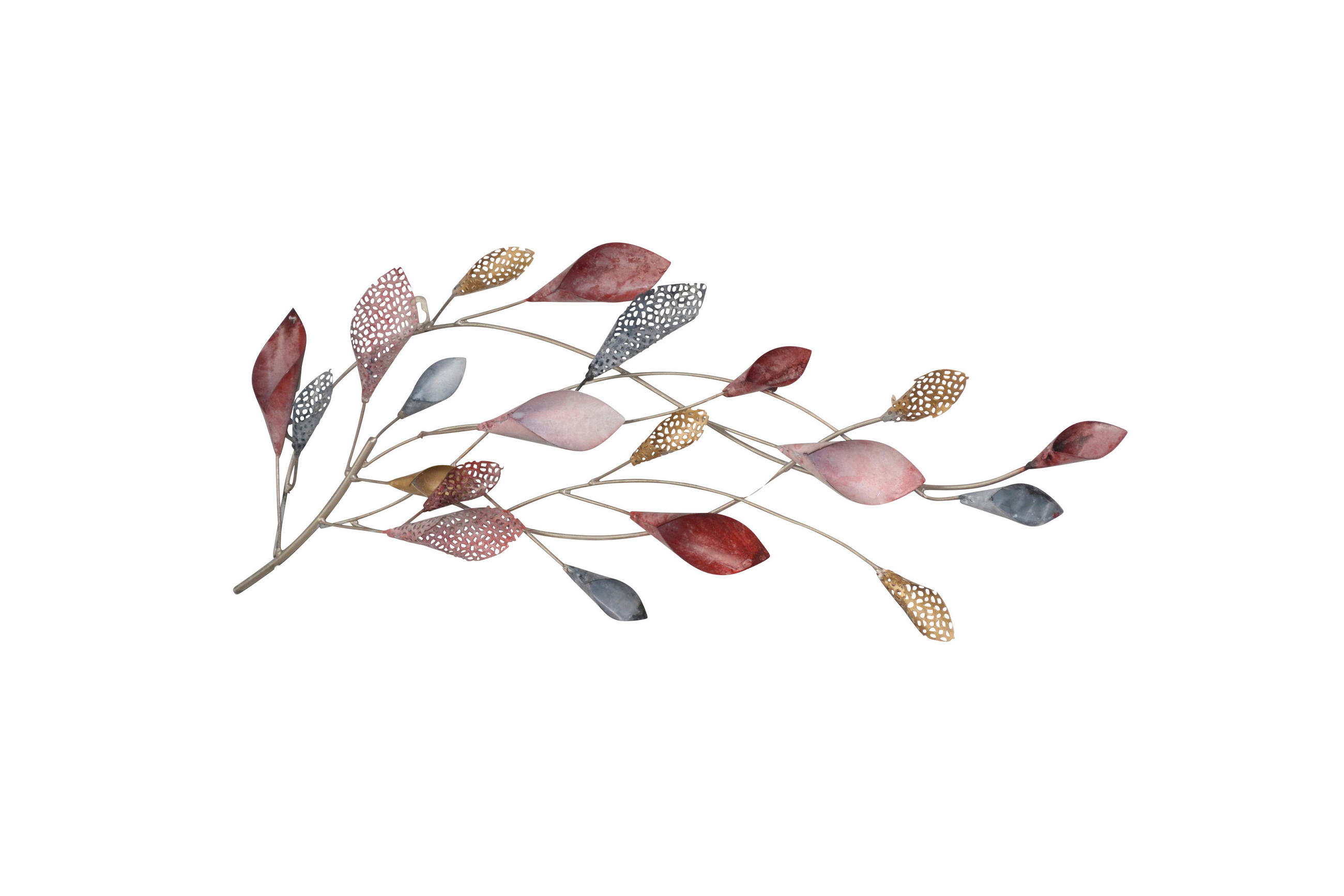 WANDDEKO Metall  - Rot/Multicolor, Design, Metall (6/71,5/18cm) - MID.YOU