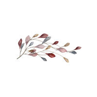 WANDDEKO Metall  - Rot/Multicolor, Design, Metall (6/71,5/18cm) - MID.YOU