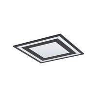 LED-PANEEL 44,5/44,5/6 cm  - Schwarz/Weiß, Basics, Kunststoff/Metall (44,5/44,5/6cm) - Eglo