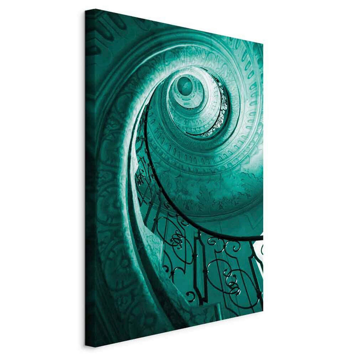LEINWANDBILD Architektur 40/60/1,2 cm  - Petrol, Basics, Holzwerkstoff/Textil (40/60/1,2cm) - artgeist