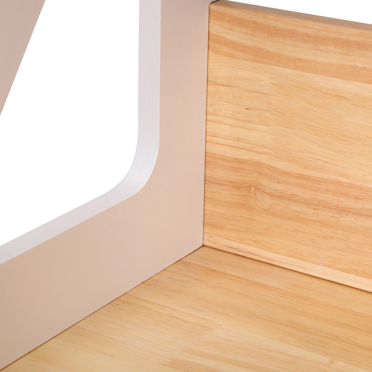 LERNTURM LIV  - Weiß/Kieferfarben, KONVENTIONELL, Holz (44/40/90cm)