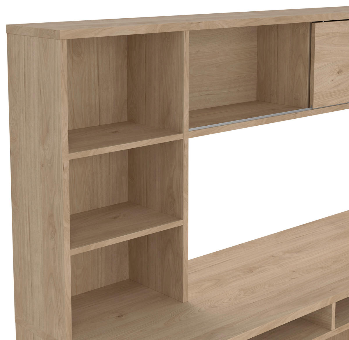 PISALNA MIZA leseni material barve hrasta  - barve hrasta, Moderno, leseni material (149/48,2/156,2cm) - P & B
