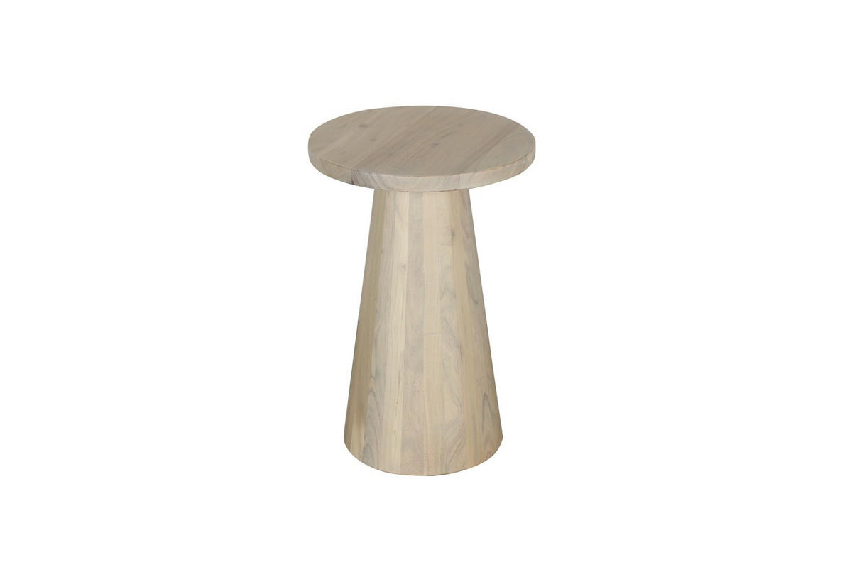 BEISTELLTISCH in Holz  - Schwarz/Weiß, Design, Holz (35/60/35cm) - MID.YOU