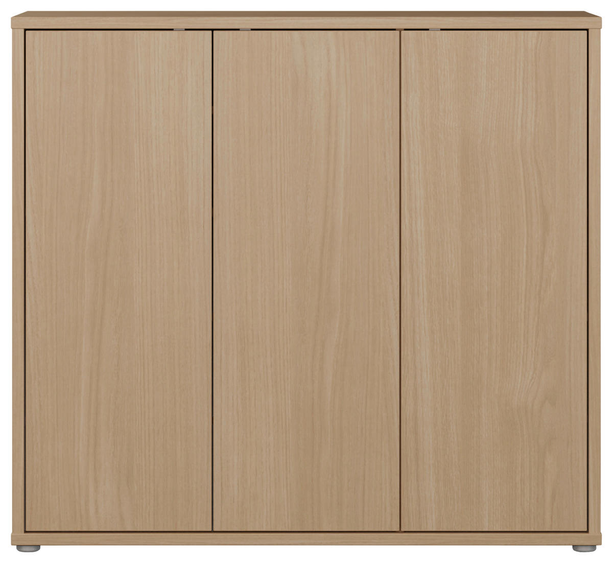 SCHUHSCHRANK 109,2/99,1/34,9 cm  - Eichefarben/Grau, MODERN, Holzwerkstoff/Kunststoff (109,2/99,1/34,9cm) - Carryhome