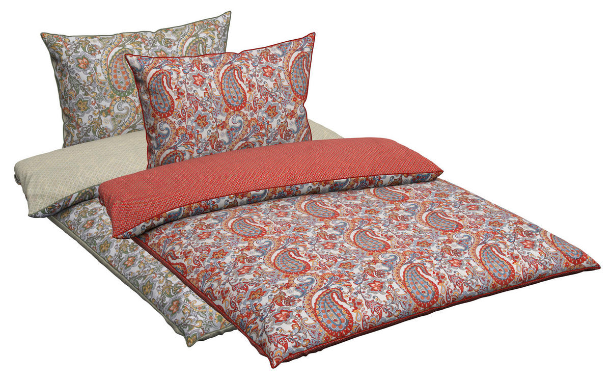 OBOUSTRANNÉ POVLEČENÍ, satén, vícebarevná, 140/200 cm - vícebarevná, Konvenční, textil (140/200cm) - Esposa