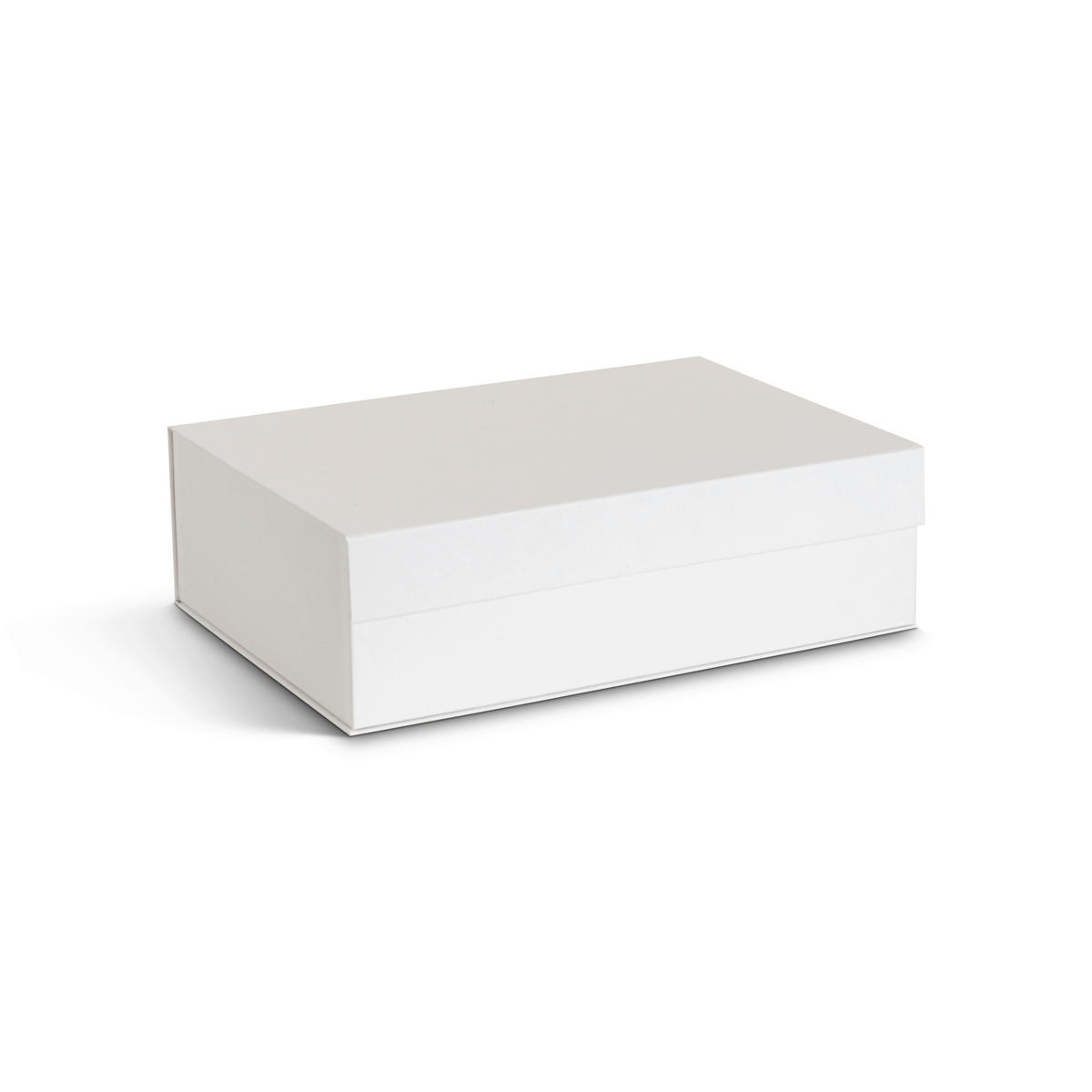 AUFBEWAHRUNGSBOX    29.5/42.5/13 cm  - Weiß, Basics, Karton/Papier (29.5/42.5/13cm)