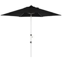 SONNENSCHIRM 320 cm Schwarz  - Alufarben/Schwarz, Basics, Textil/Metall (320/320cm) - Doppler