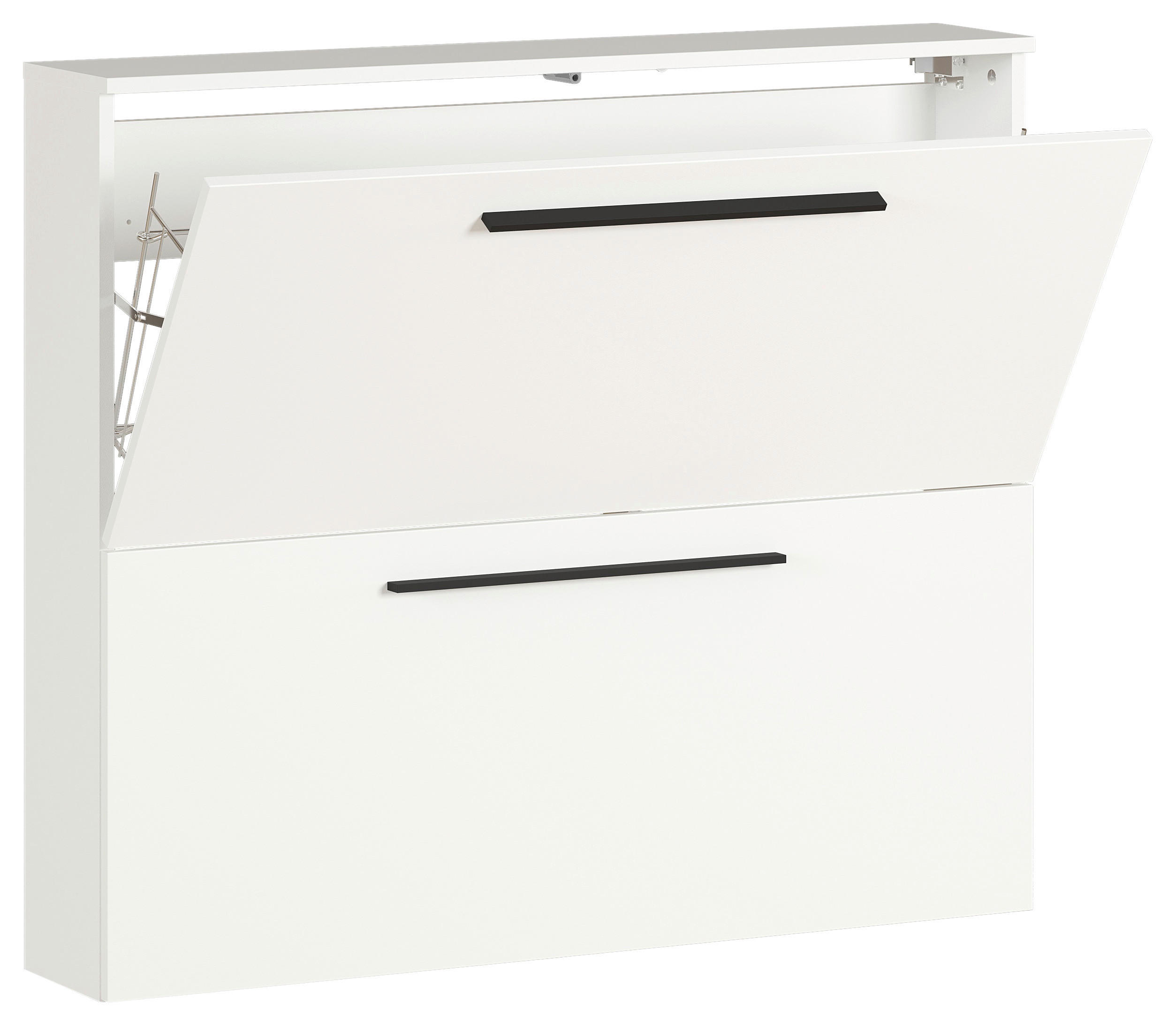 Thumbnail - Schuhkipper, Weiß, Metall, 100x85x19 cm, Typenauswahl, Garderobe, Schuhaufbewahrung, Schuhkipper