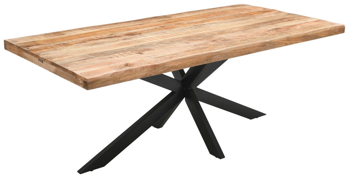TISCHPLATTE Mangoholz Naturfarben  - Naturfarben, Design, Holz (180/90/5,5cm) - Landscape