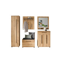 GARDEROBE 6-teilig  in 230/201/39 cm  - Eichefarben, MODERN, Holzwerkstoff (230/201/39cm) - MID.YOU