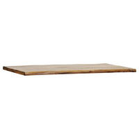 TISCHPLATTE Echtholz  Holz Naturfarben  - Naturfarben, Design, Holz (220/100cm) - Landscape