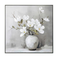 KONSTTRYCK 100/100 cm  - silver/grå, Natur, trä/textil (100/100cm) - Monee