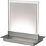 LED-TISCHLEUCHTE - Nickelfarben, Design, Kunststoff/Metall (21/13/21cm) - Novel LED-TISCHLEUCHTE - Nickelfarben, Design, Kunststoff/Metall (21/13/21cm) - Novel