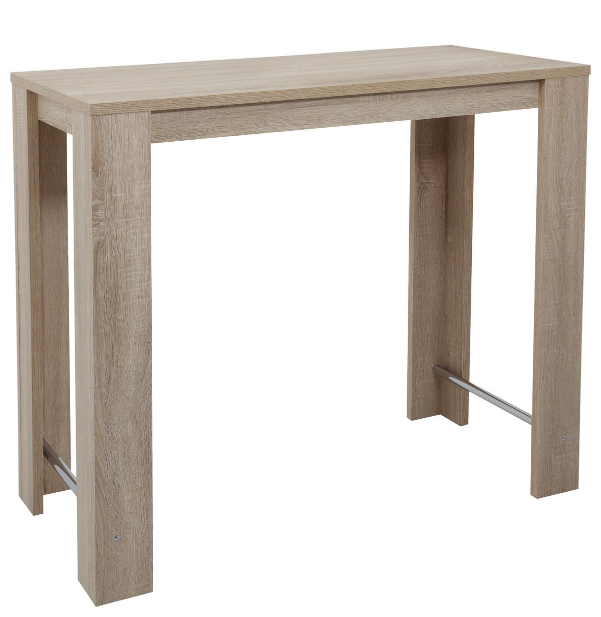 BARTISCH rechteckig Sonoma Eiche  - Sonoma Eiche, MODERN, Holzwerkstoff/Metall (120/58/108cm) - Carryhome