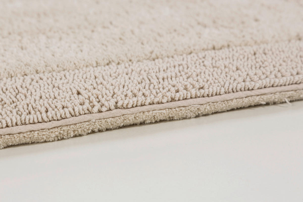 BADTEPPICH Bahamas Beige 67/110 cm  - Beige, Basics, Textil (67/110cm) - Schöner Wohnen