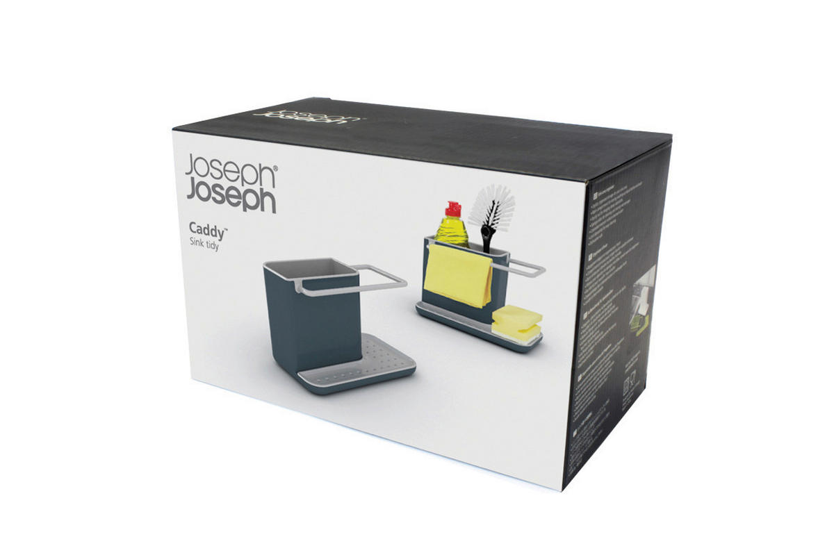 DRŽAČ ZA SUNĐER  - siva, Konvencionalno, plastika (20/11,5/13,5cm) - Joseph Joseph