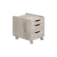 ROLLCONTAINER 44,3/53,7/57,3 cm  - Eichefarben, Basics, Holzwerkstoff/Kunststoff (44,3/53,7/57,3cm) - Paidi