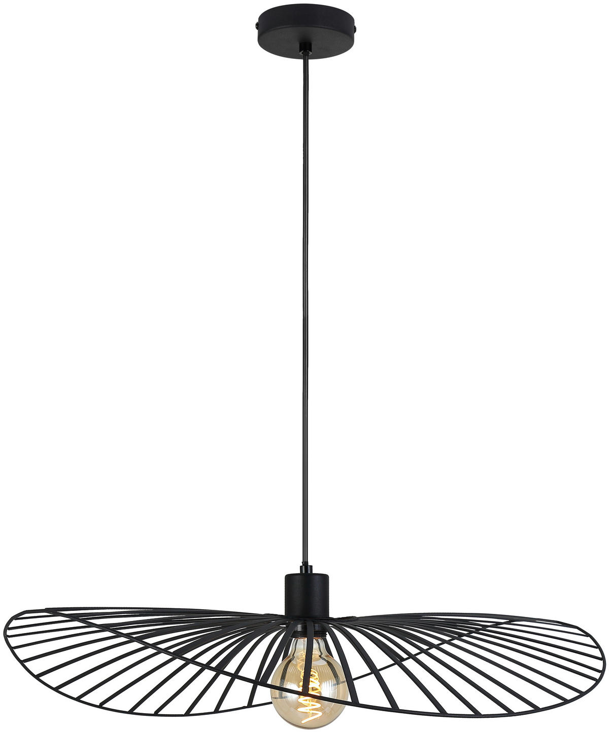 HÄNGLAMPA 60/120 cm  - svart, Design, metall (60/120cm) - Marama