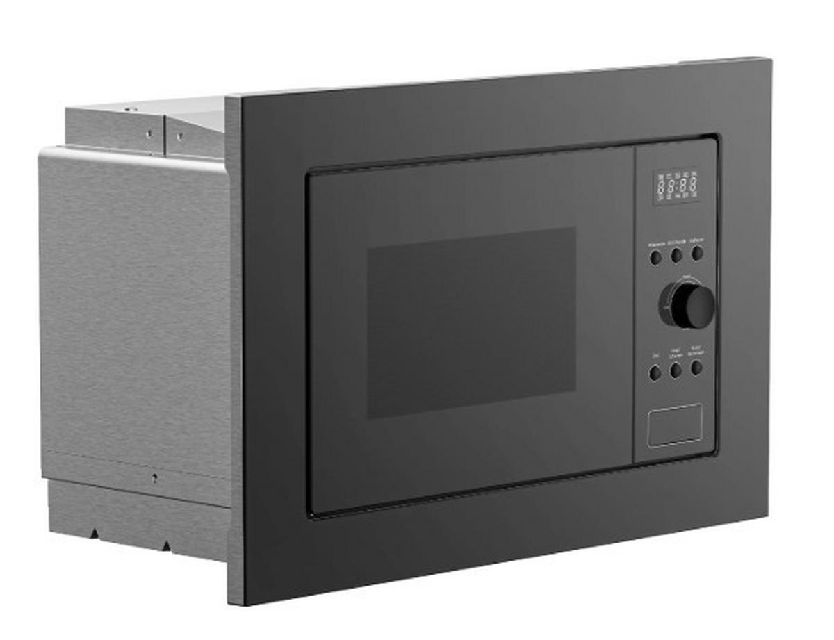 EINBAUMIKROWELLE MBWAG820AS7-BK  - Schwarz, Basics, Kunststoff/Metall (59,5/38,4/33,9cm) - Midea