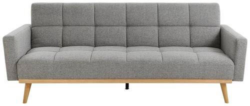 SCHLAFSOFA in Struktur Grau  - Naturfarben/Grau, LIFESTYLE, Holz/Textil (214/84/84cm) - Livetastic