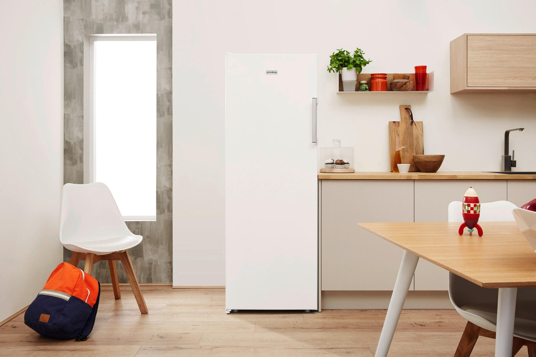 GEFRIERSCHRANK PFVN 266 W  - Weiß, Basics (59,5/167/64,5cm) - Privileg