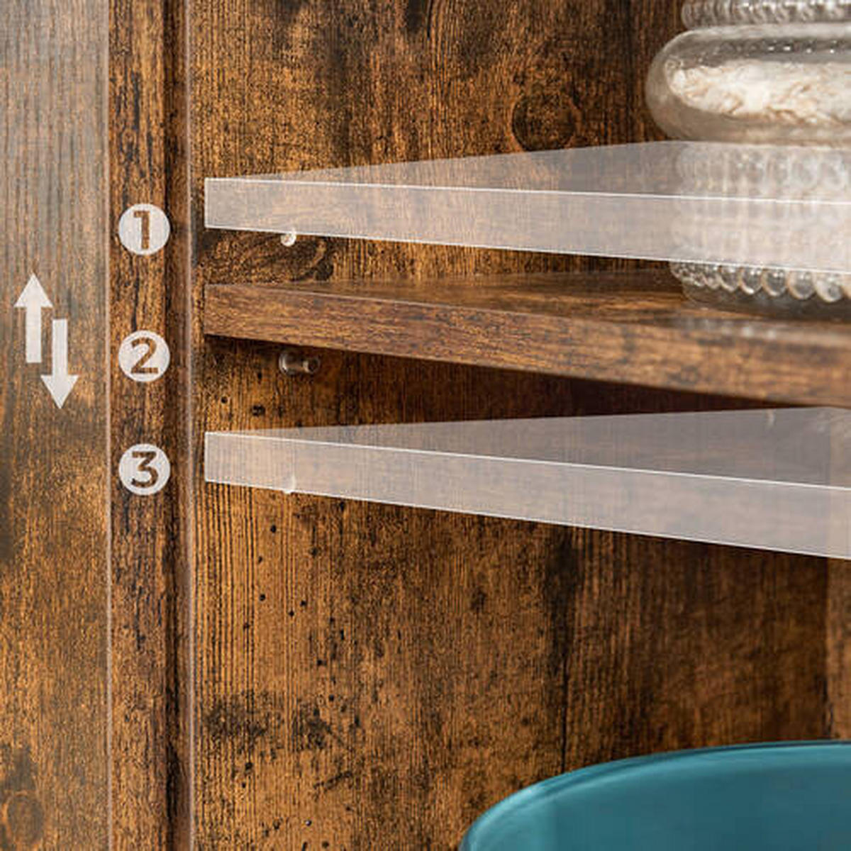 KOMMODE  in 70/80/30 cm  - Schwarz/Braun, Trend, Holzwerkstoff/Metall (70/80/30cm) - Boxxx