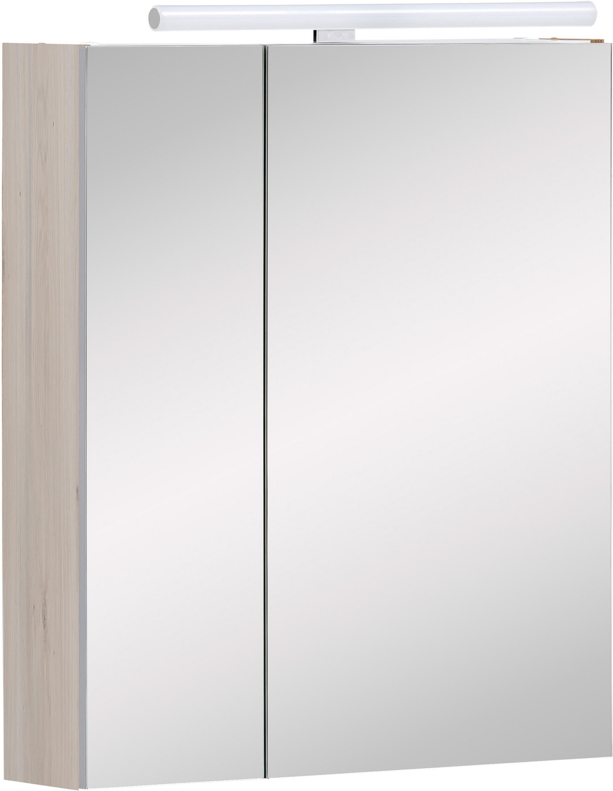 SPIEGELSCHRANK 60/70,4/16 cm  - Sandfarben/Chromfarben, MODERN, Glas/Holzwerkstoff (60/70,4/16cm) - Stylife