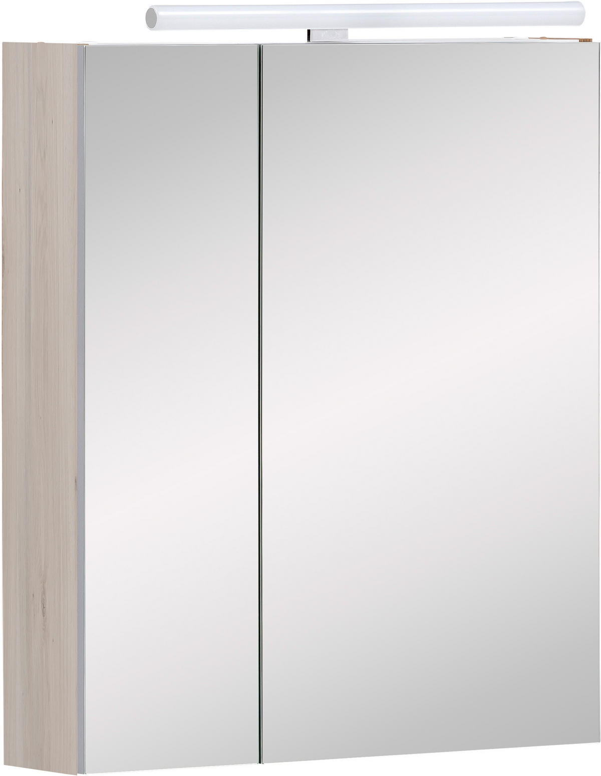 SPIEGELSCHRANK 60/70,4/16 cm  - Sandfarben/Chromfarben, MODERN, Glas/Holzwerkstoff (60/70,4/16cm) - Stylife
